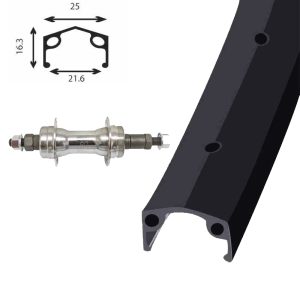 Roue avant Damco 24″ Écrou