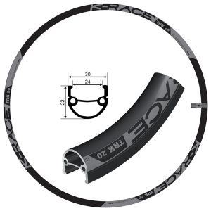 Roue arrière K-Race TRK 20 700c Disc D/R 8/9/10 vitesses
