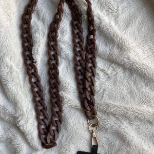 Chaîne de téléphone Marron