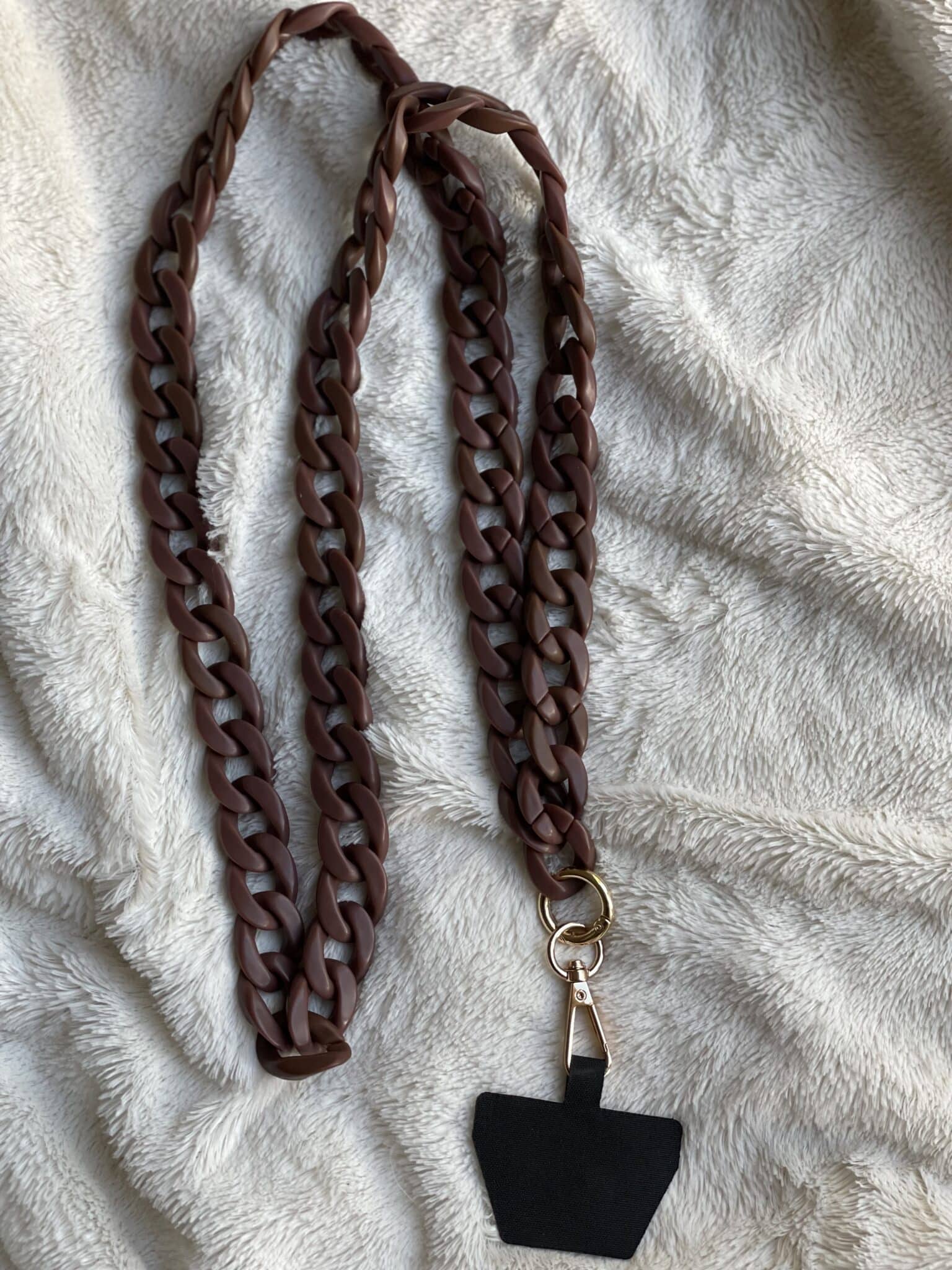 Chaîne de téléphone Marron – Image 2