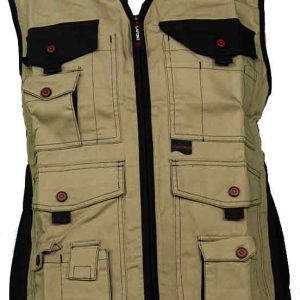 Gilet de travail beige/noir T. 5 56/58 de LAFONT
