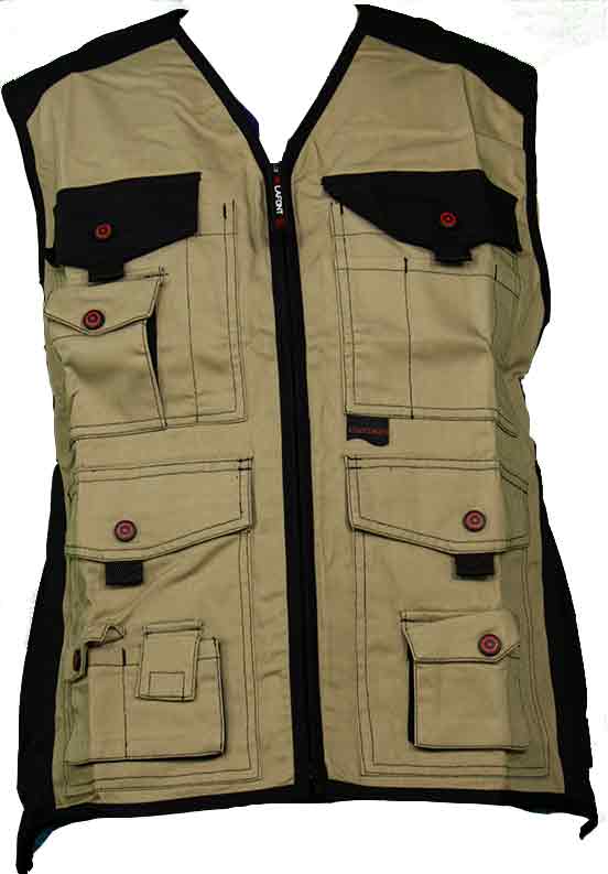 Gilet de travail beige/noir T. 5 56/58 de LAFONT