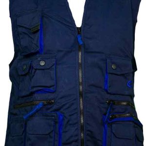 Gilet de travail bleu marine T. 1/S 40/42 de PANOPLY
