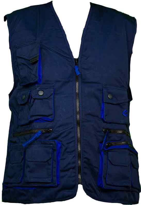 Gilet de travail bleu marine T. 1/S 40/42 de PANOPLY – Image 2