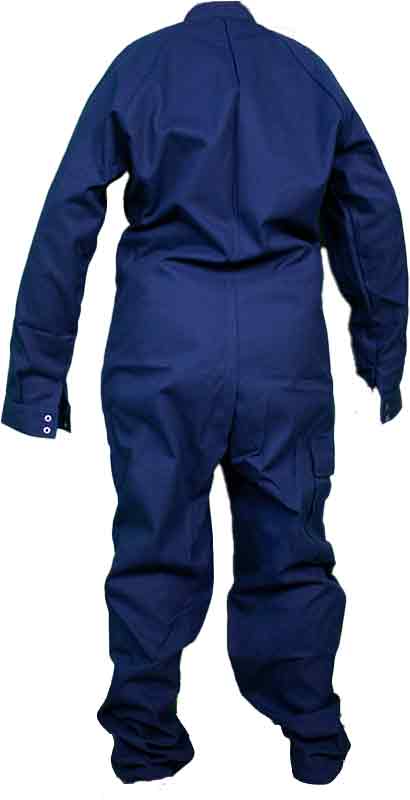 Combinaison de travail bleu marine double fermetures à glissière T. 3/L de SONORCO – Image 3