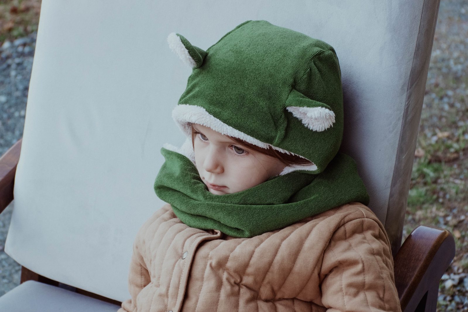 bonnet à oreilles LELIO kale – Image 6