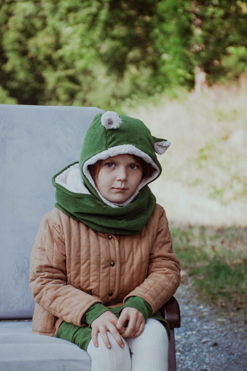 bonnet à oreilles LELIO kale – Image 4