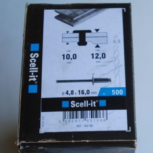 1 boite de 500 rivets 4,8mm x 16mm SCELL-IT