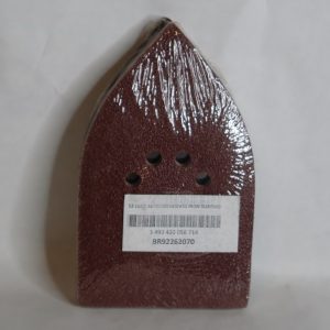 12 Patins ponceuse perforés velcro 105x175mm. grain 40/80/120