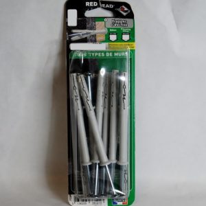 10 Chevilles tous support FRAPEX M D.8x90mm. RED HEAD