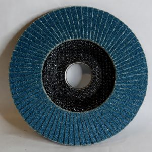 Disque zirconium à lamelles bombé HITACHI pour meuleuse Métal D.115 grain 40