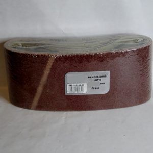 6 Bandes abrasive 100 x 610mm grain 120 REFLEX
