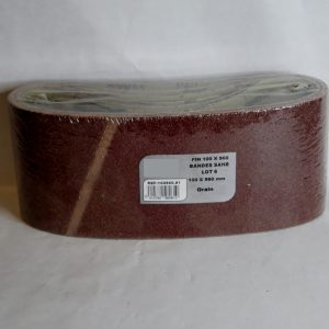 6 Bandes abrasive 100 x 560mm grain 120