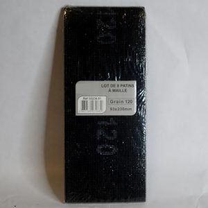 8 Patins ponceuse platre 93x230mm grain 120