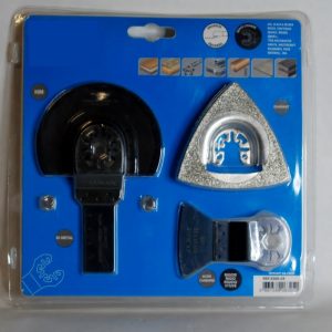 4 Acccessoires spécial carrelage pour outil multi-fonction