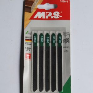 5 Lames Scie Sauteuse Bois Réf. 3160-5 MPS . Attache en T
