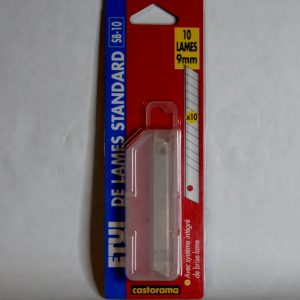 10 lames de cutter 9mm CASTORAMA