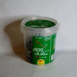 1 boite de 500 rivets 3mm x 10mm FISCHER DAREX