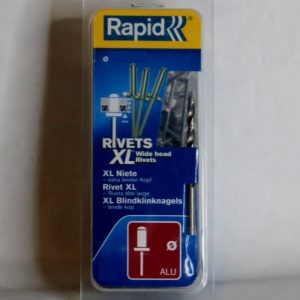 1 boite de rivets aveugles tête large 4mm x 10mm RAPID