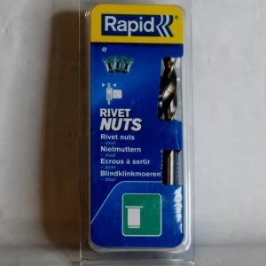 1 Boite d’ecrous à sertir acier M.4 RAPID