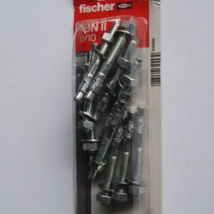 10 Goujons d’ancrage FBN II BP K 8/10 D.8 x 70mm . FISCHER ref. 545959