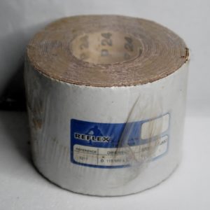 Rouleau abrasif Corindon brun REFLEX 115mm x 10m grain 24