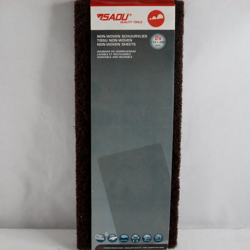 2 Patins 115x280mm tissus grain 120 SADU