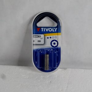 1 Embout TIVOLY Hex-Plus Percé 6mm.