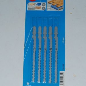 5 Lames Scie Sauteuse Bois  Lu. 50mm. Attache en T