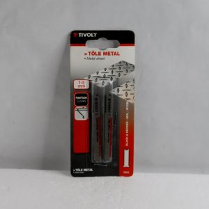Lames Scie Sauteuse Tôle métal TIVOLY. Attache en U