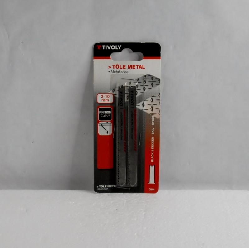 Lames Scie Sauteuse Tôle métal TIVOLY. Attache en U – Image 2