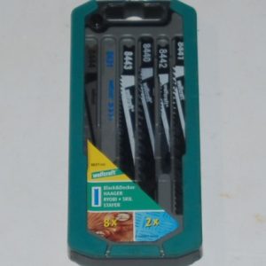 8 Lames Scie Sauteuse bois et métal WOLFCRAFT Ref. 8631000. Attache en U