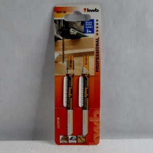 2 Lames Scie Sauteuse Bois KWB. Attache en U