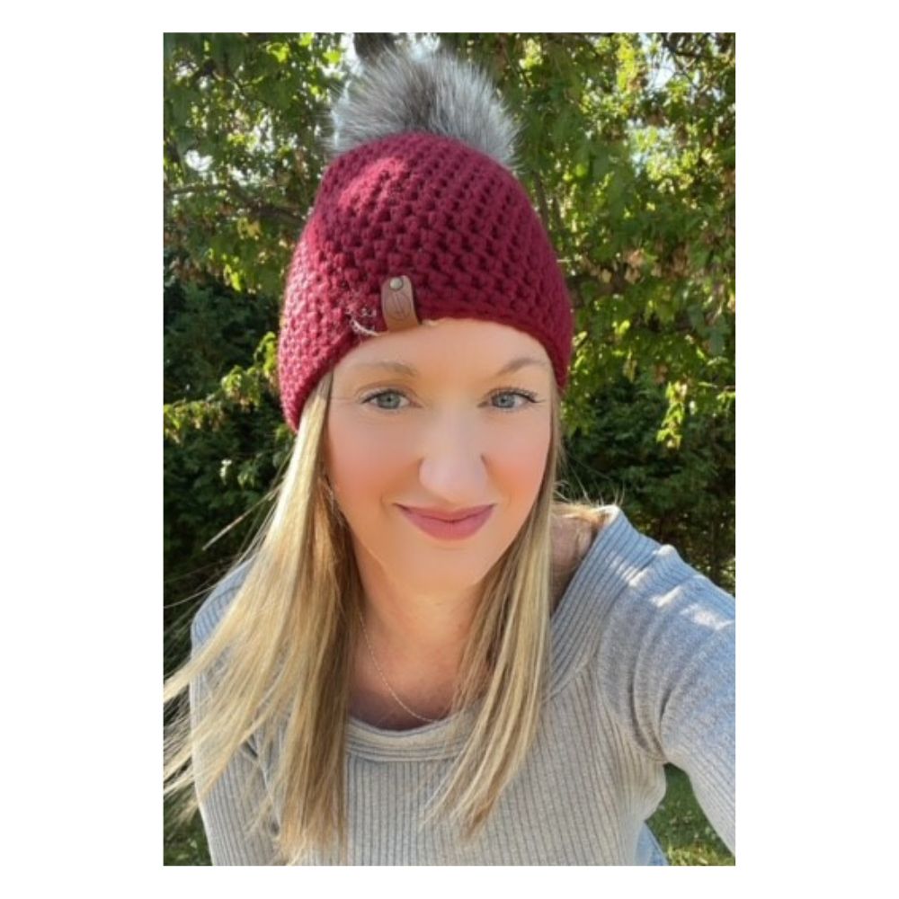 Tuque Hélènou Mérinos Bordeau