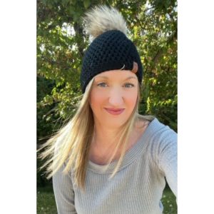 Tuque Hélènou Mérinos Noir