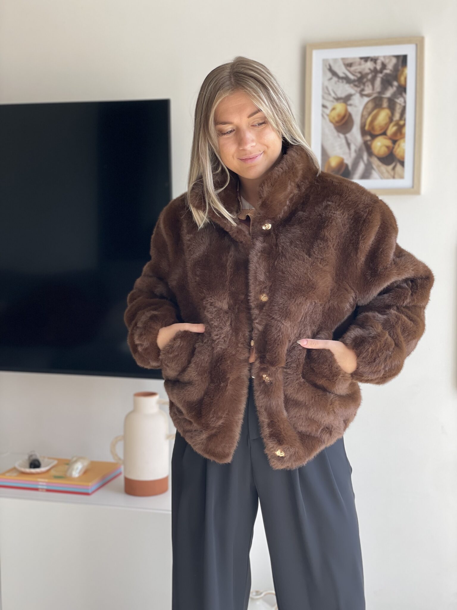 Veste Ted – Fausse Fourrure – Image 5