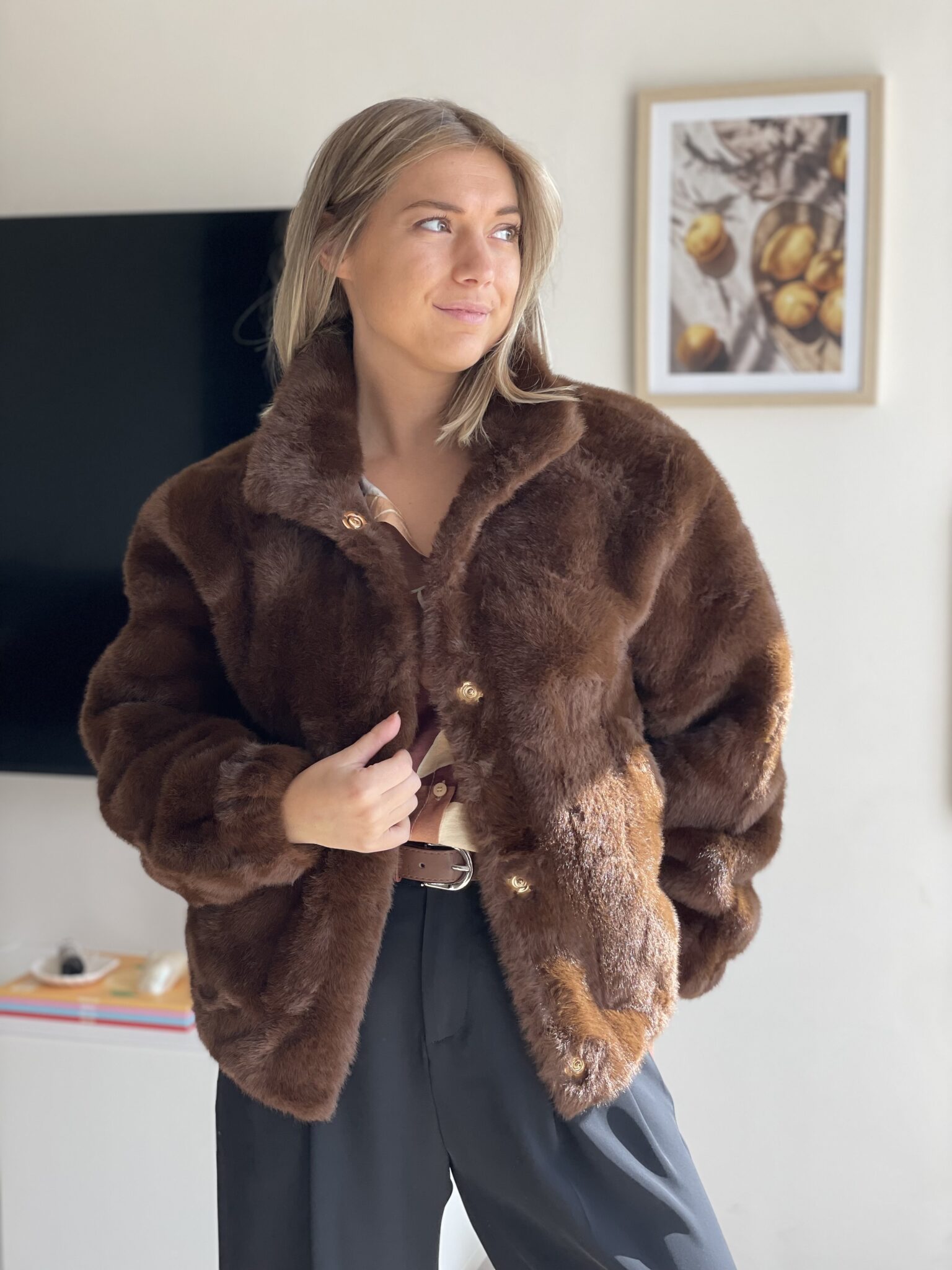 Veste Ted – Fausse Fourrure – Image 4