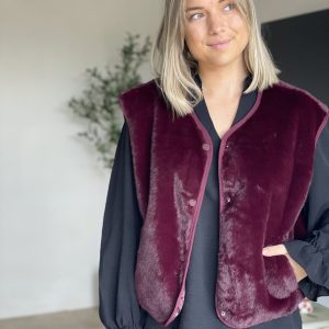 Gilet Robin Bordeaux
