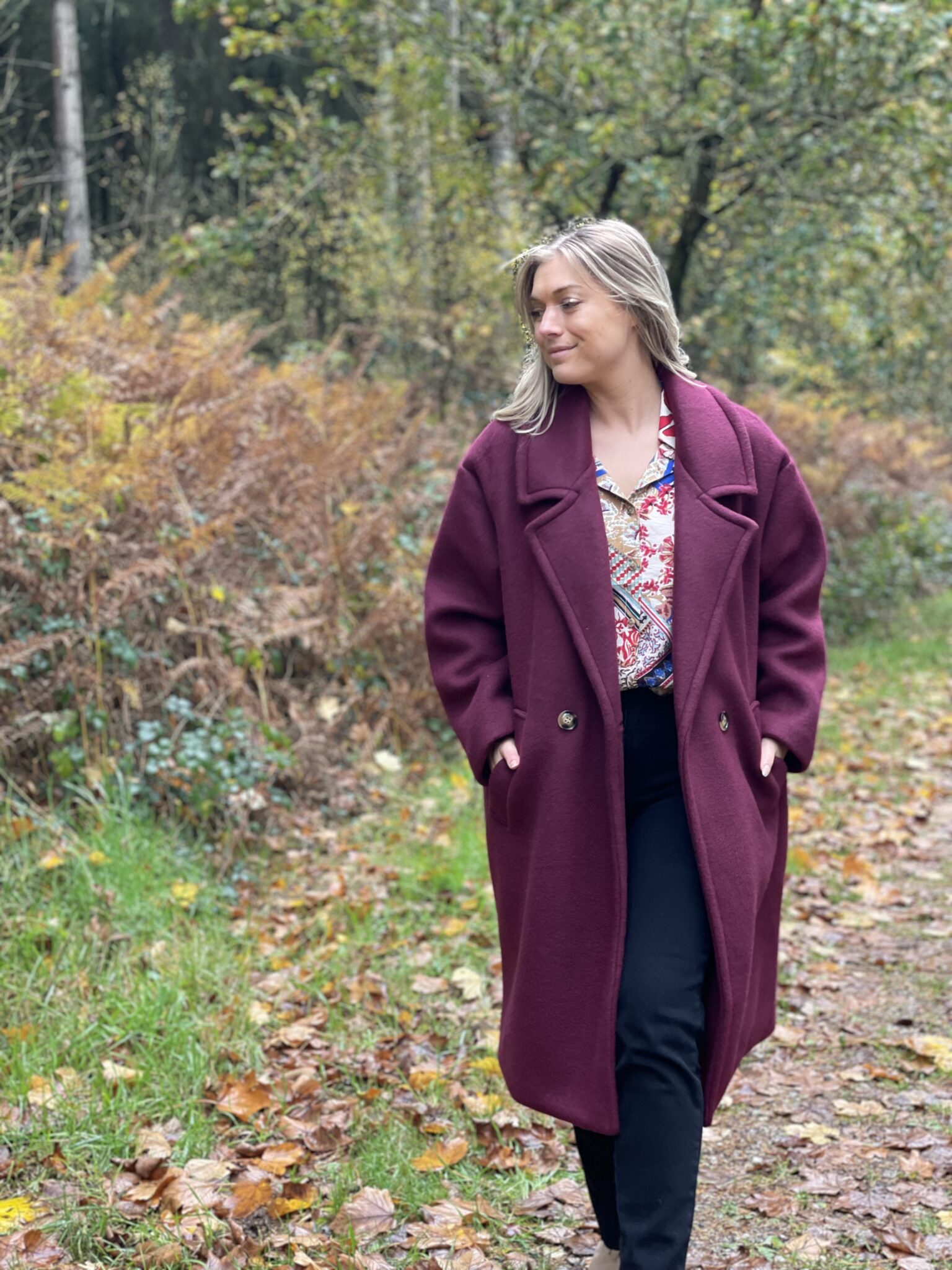 Manteau Parker Bordeaux – Image 2