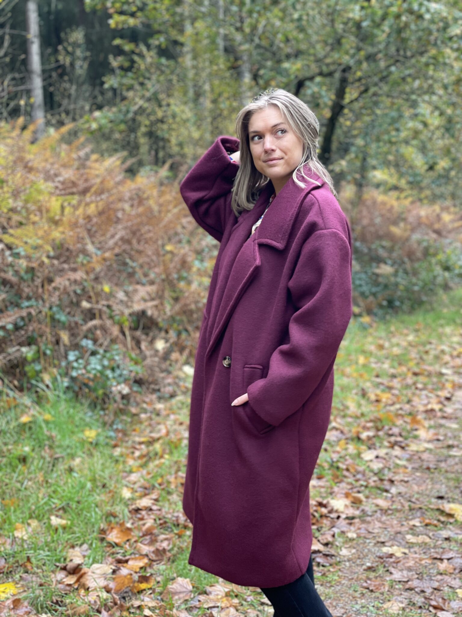 Manteau Parker Bordeaux – Image 4
