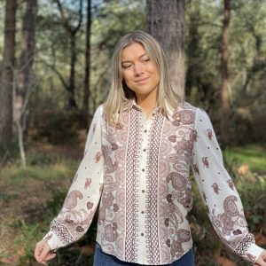 Chemise Tania Chocolat