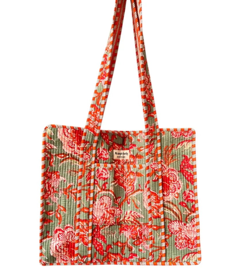 Cabas matelassé | Hibiscus – Image 2