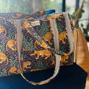 Sac Week-End Bohème Chic | Léopard