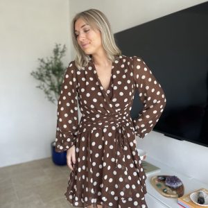 Robe Romane à Pois
