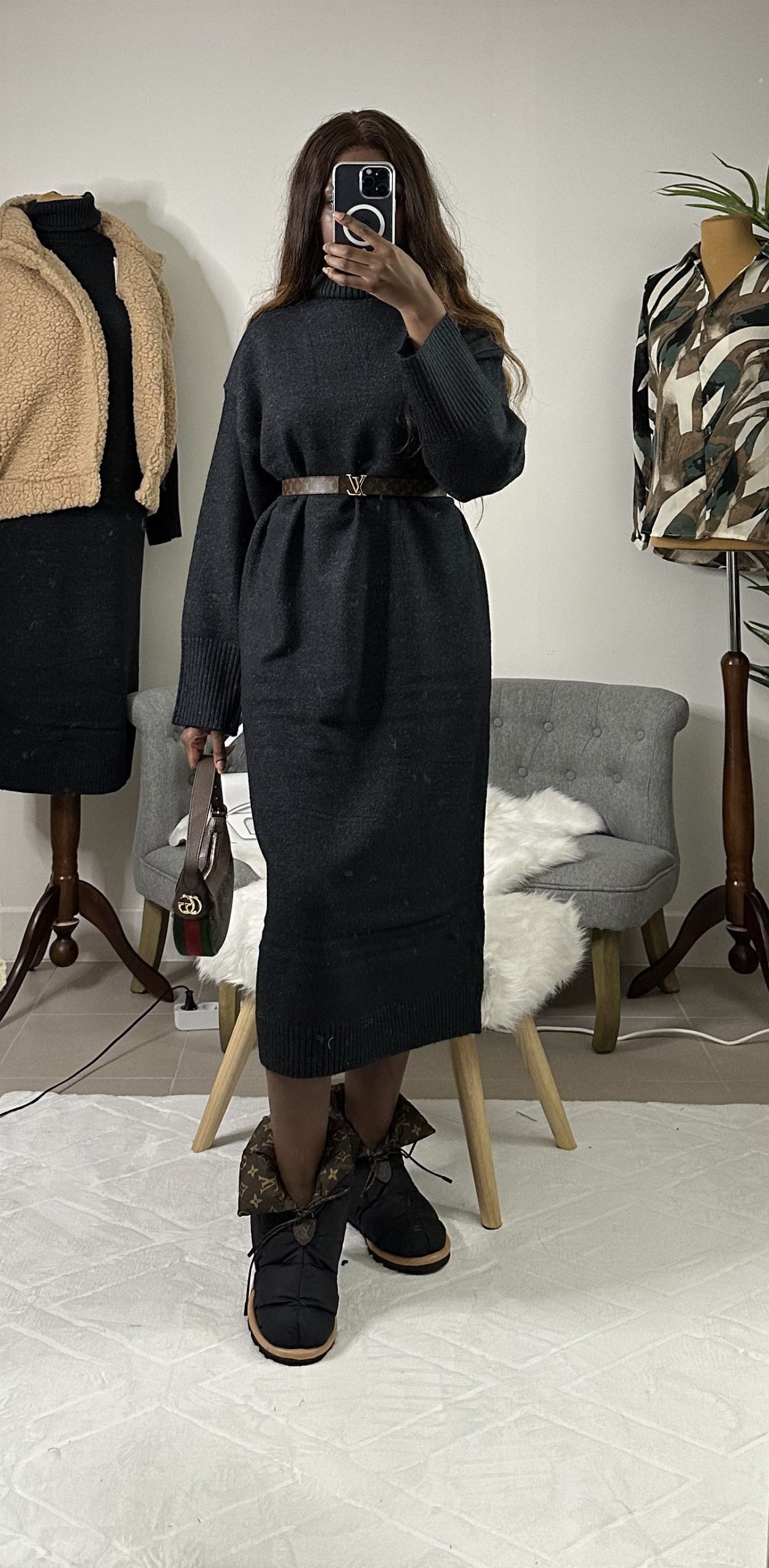 Longue Robe Noir – Image 3