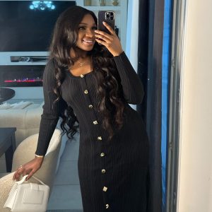 Robe élégante en maille