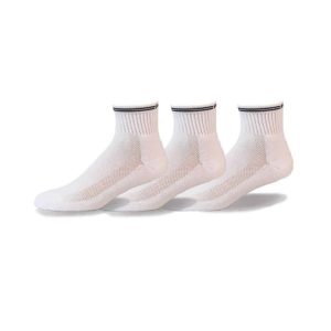 Bas Athlétique pour homme Blanc (Paquet de 3 paires)