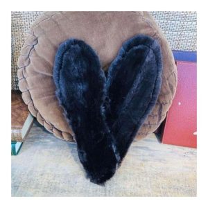 Semelle en fourrure avec isolation aluminium en dessous