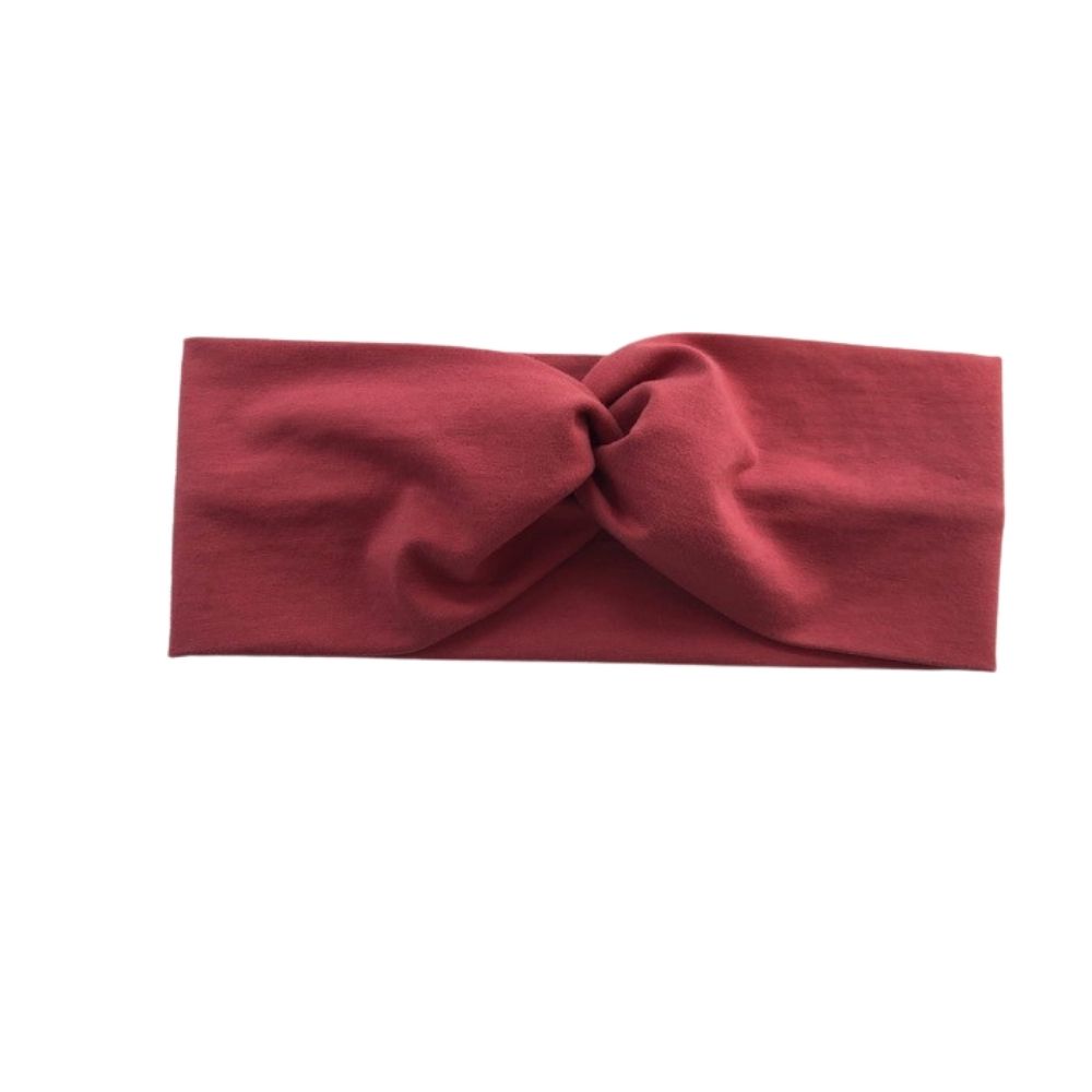 Bandeau Torsade Rose/Rouge