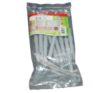 10 Chevilles rallongées FUR T 10×100 Ref. 92860 FISCHER DAREX
